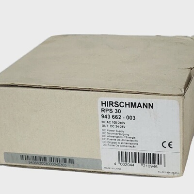 NIB HIRSCHMANN RPS30 POWER SUPPLY ACDC CONVERTER 943662003