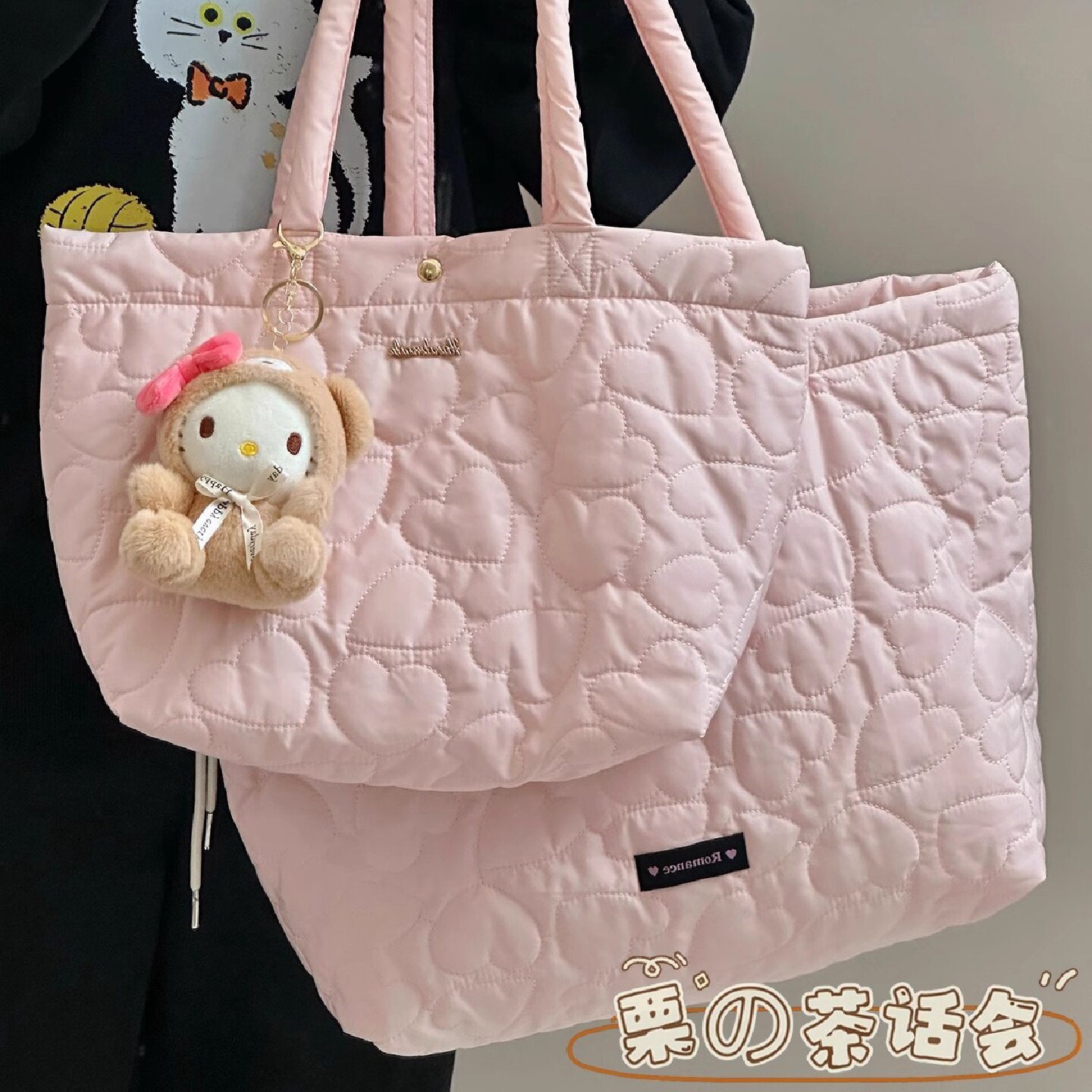 韩国ins学院风托特包大容量包包女秋冬休闲购物袋学生手提单肩包