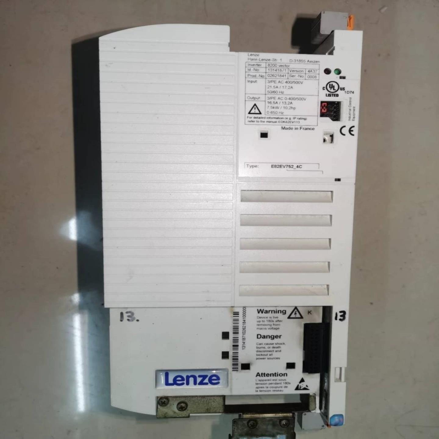 配件伦茨变频器e82ev752-4c成色好功能ok议价