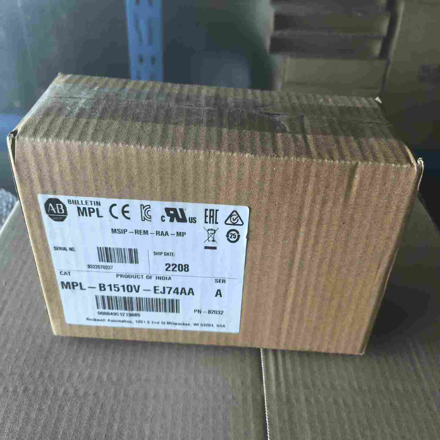 咨询-AB罗克韦尔电机MPL-B1510V-EJ74AA