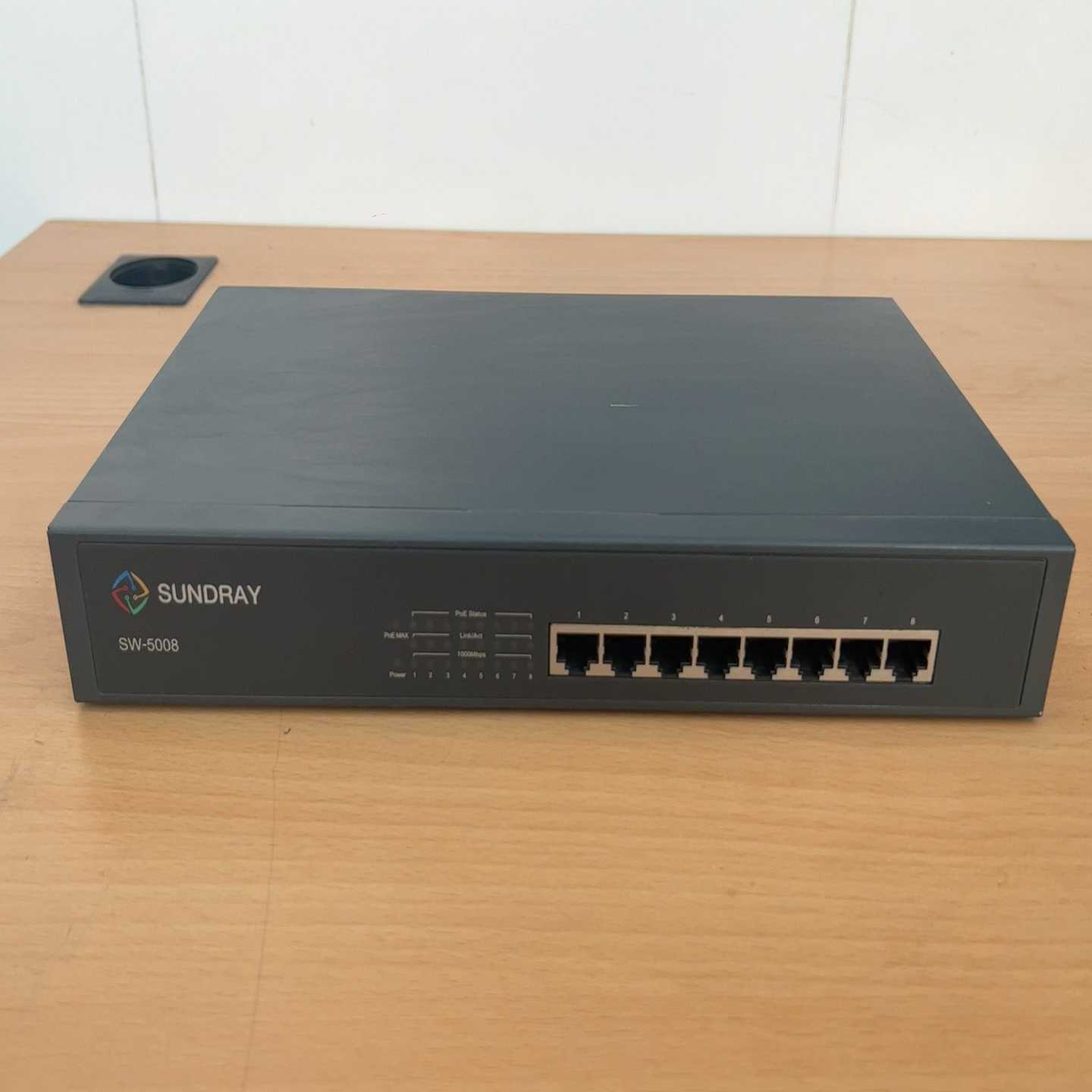 询价~信锐SW-5008 8口千兆POE交换机，机器测试完好 实物