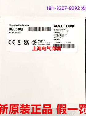 供应Balluff 巴鲁夫BGL 20A-005-S49槽型光电开关传感器 现货BGL0