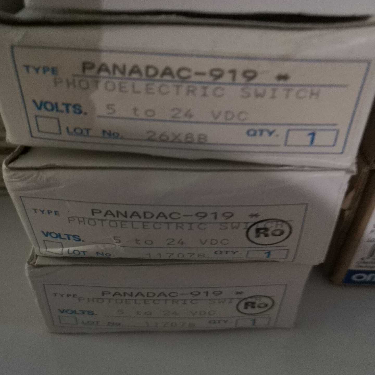 询价光电开关PANADAC-919SX-23-RE3Z-