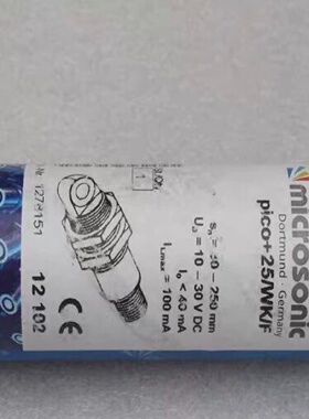 溢价-德国威声Microsoc超声波传感器pico25