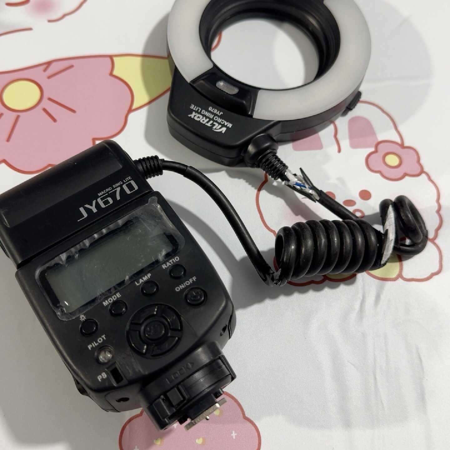 VILTROX唯卓仕环形闪光灯型号JY670成色实物拍-议价