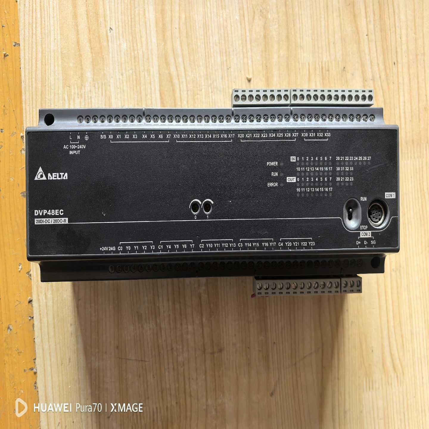 PLCDVP48EC00R3通电亮底部