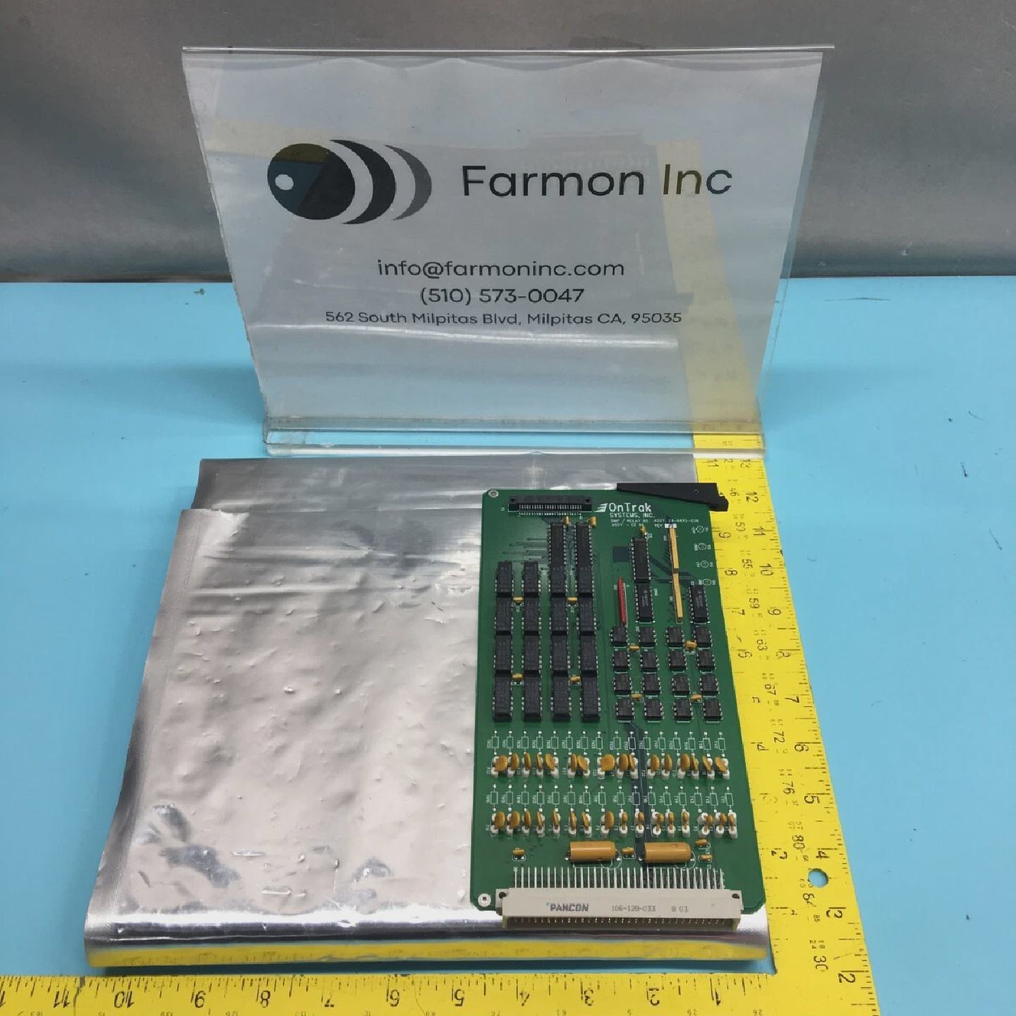 ONTRAK 288875038 SMIF RELAY BOARD ASSY PCB BOARD CE 96 15433 - 实物图