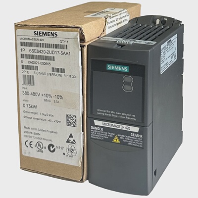 SIEMENS 6SE64202UD175AA1  6SE64202UD175AA1 MICROMASTER 420 0