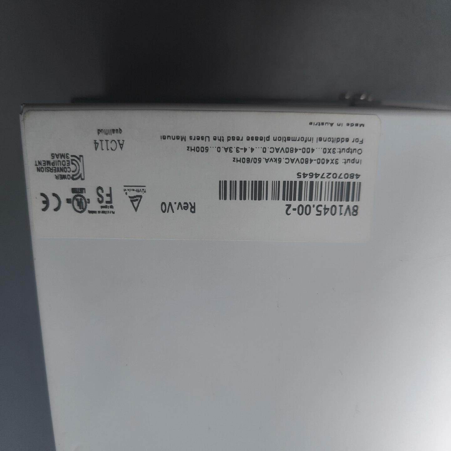 【请询价】ACOPOS 1045   8V104500-2 包功能正