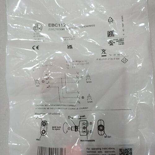 德国IFM易福门EBC112Y型分配器型号ZDO2F03-询