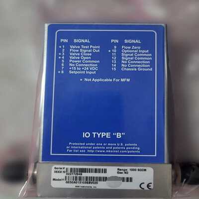 MKS流量计，型号GE50A013304RMV020，测量范~议价