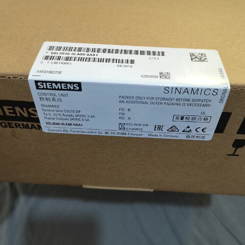 CU310DP控制器6SL30400LA000-询价