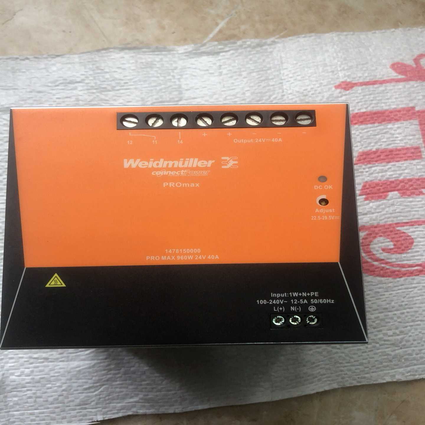 Weidmuller/魏德米勒PROMAX3960W2-议价