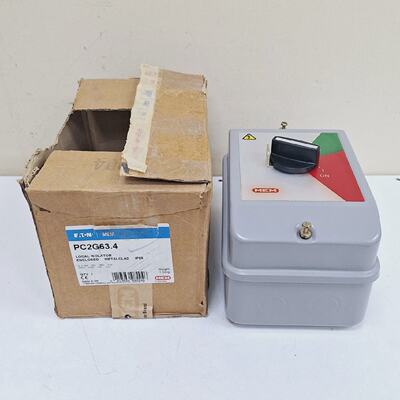 Eaton MEM PC2G63.4 Local Isolator 63A Enclosed Metalclad IP5