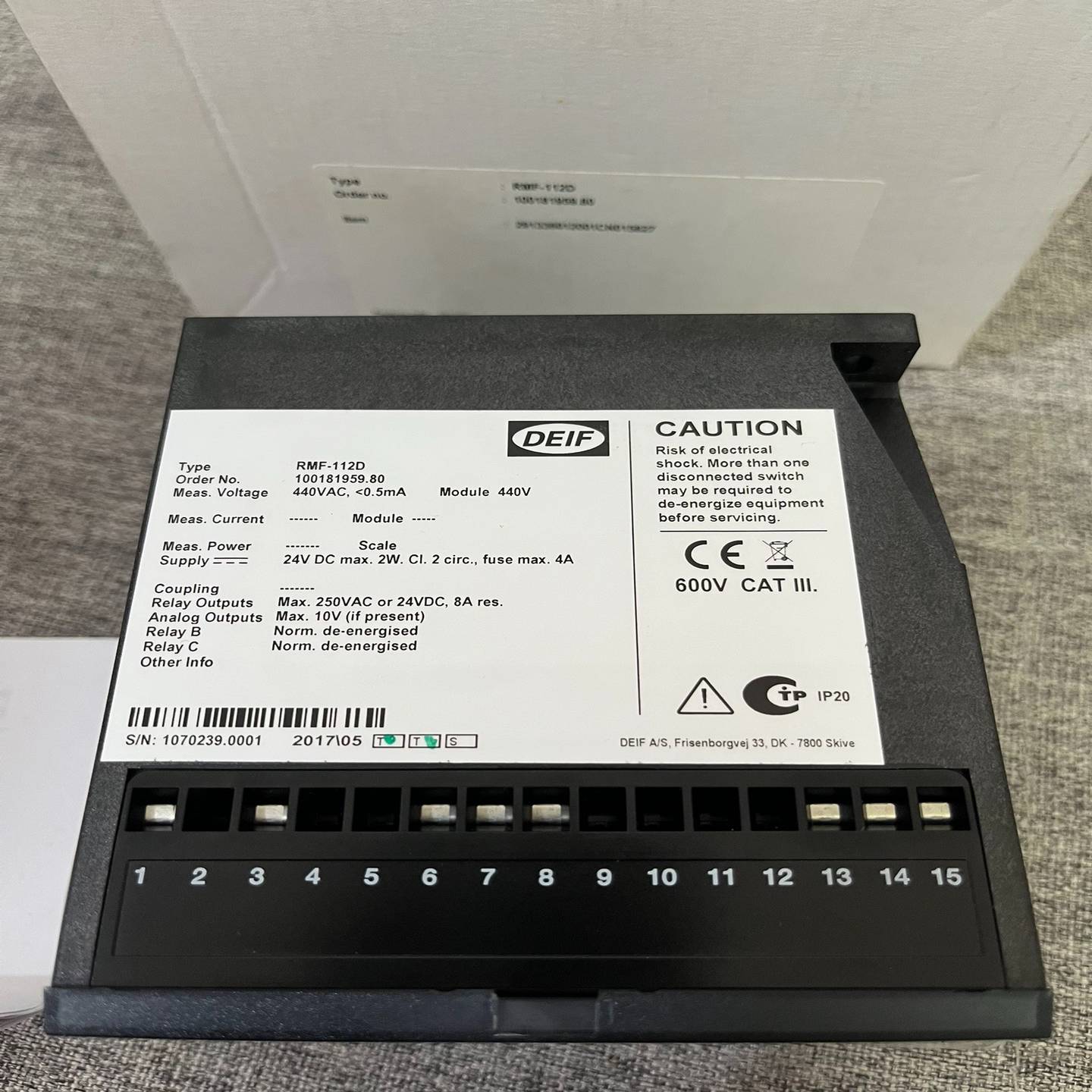 DEIF控制器RMF-112D 和RMV-112D