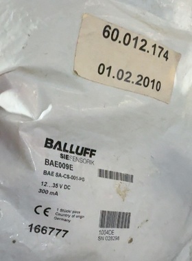 BALLUFF巴鲁夫BAE009E电容式放大器BAES议价