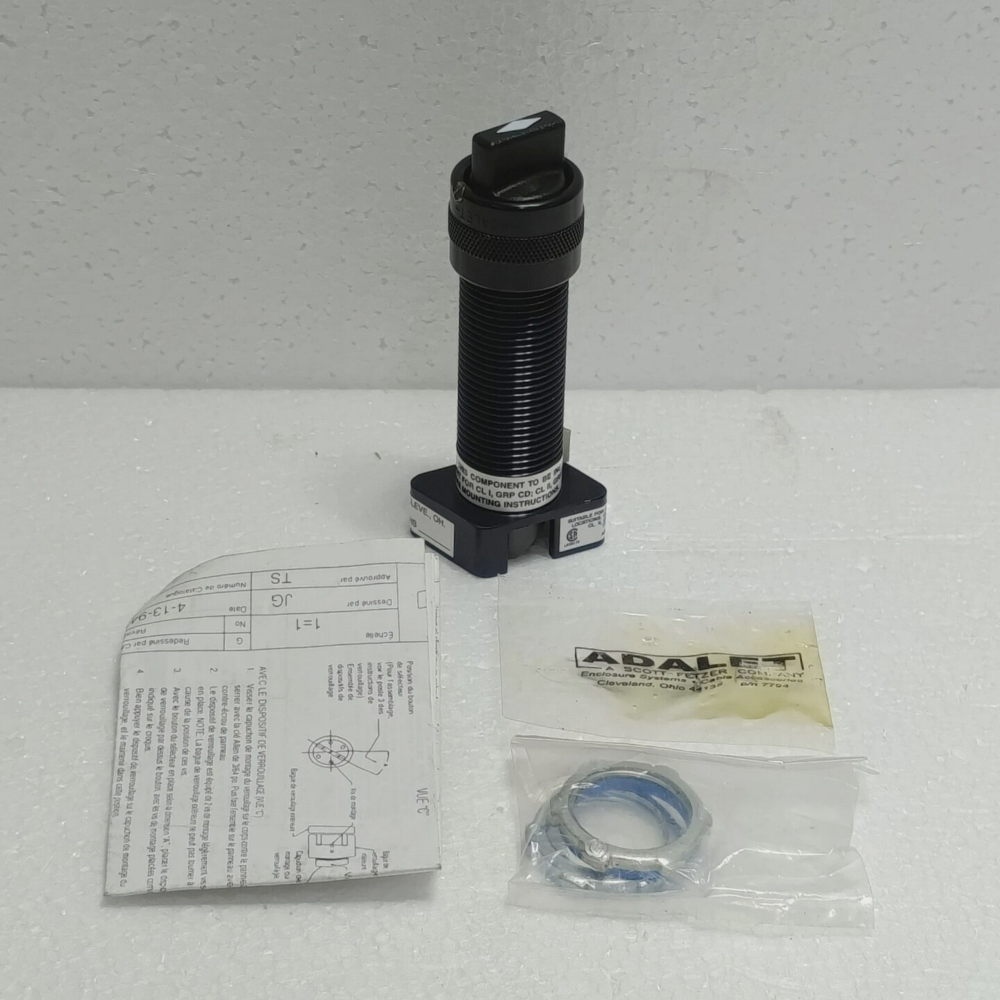 Adalet5237-7XHS危险位置开关类型4轻度凹痕