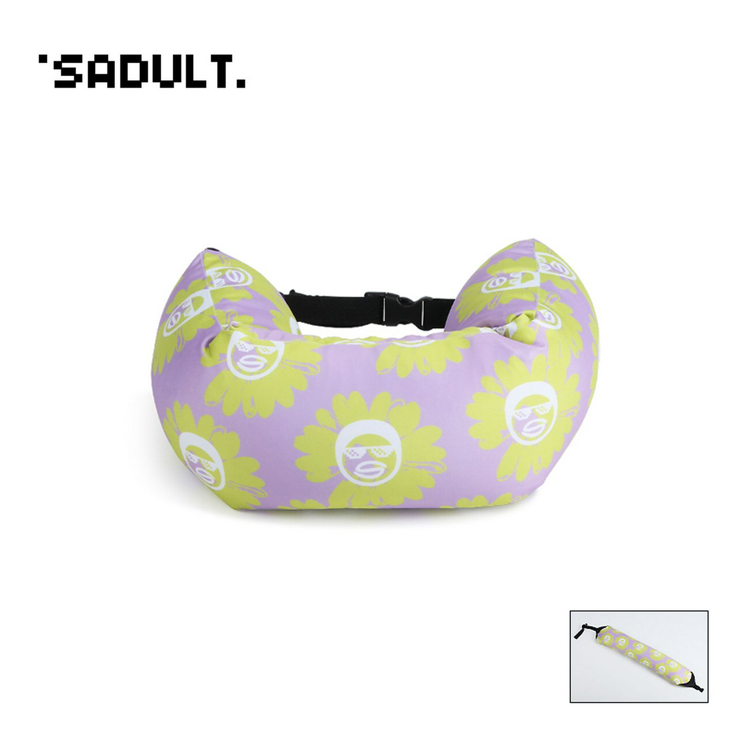 恶搞小雏菊办公室u形午睡枕飞机旅行便携u型枕车用护颈颗粒颈椎枕