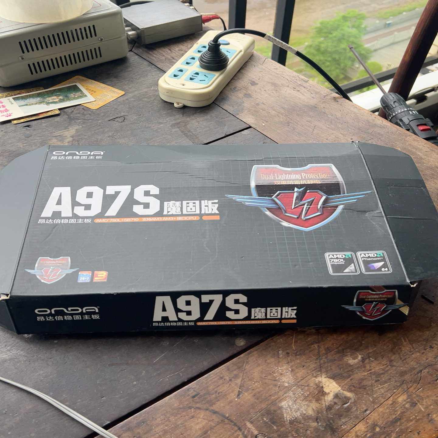 全新昂达A97S魔固主板支持AM3接口CPU--议价商品
