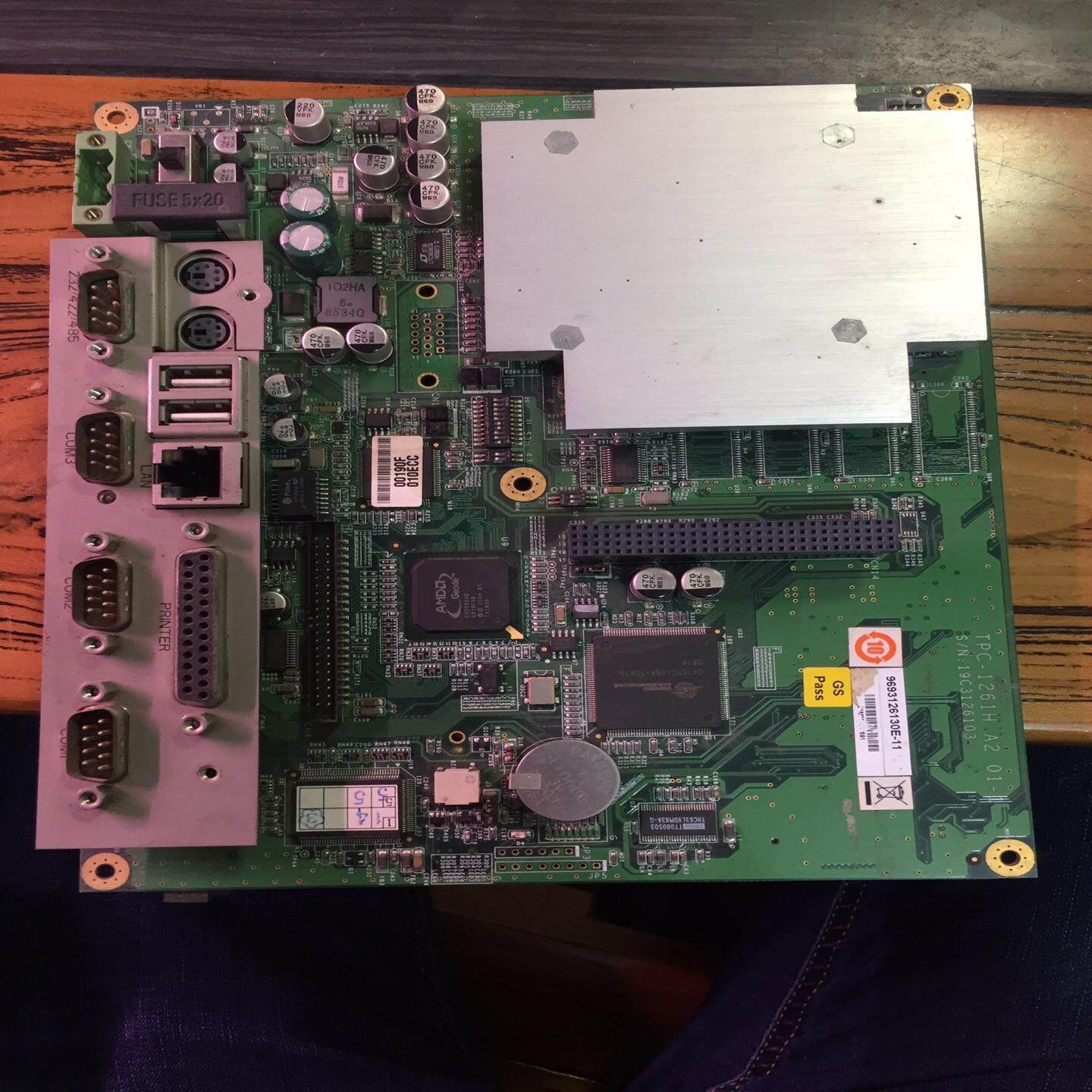 咨询-研华工控一体机tpc-1261ha2主板一张带内存条图为