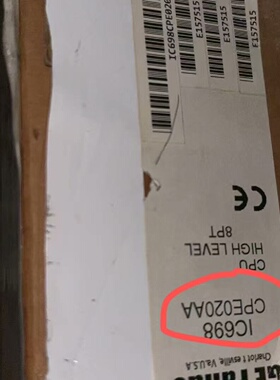 询-IC698CPE020AA开封了新