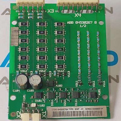 Tablero De Control De Entrada ABB AINP01 Usado 1PC