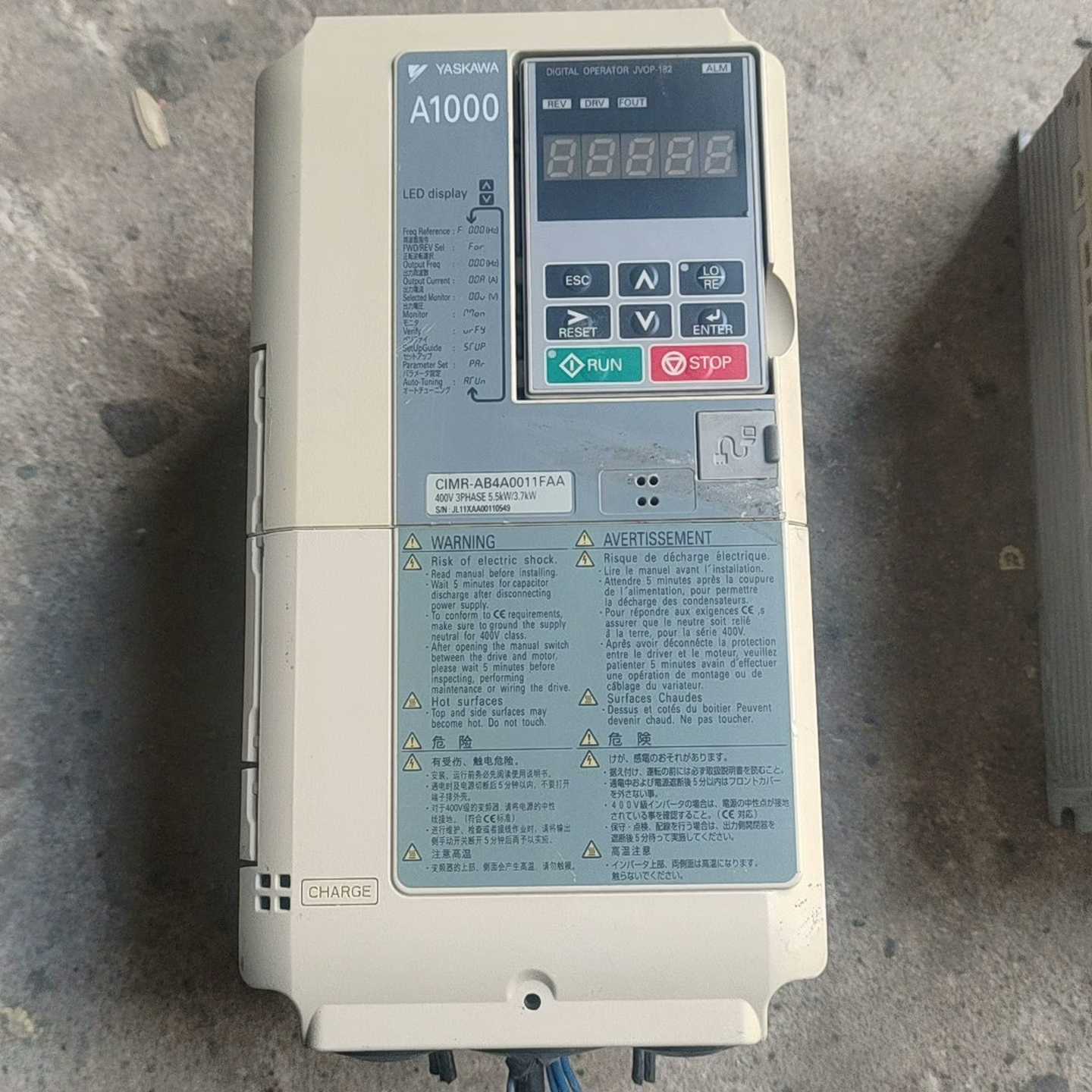 安川A1000变频器CIMR-AB4A0011FAA--议价商品