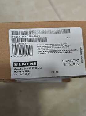 【议价】6ES7134-4GB01-0AB0顺丰未拆封适用