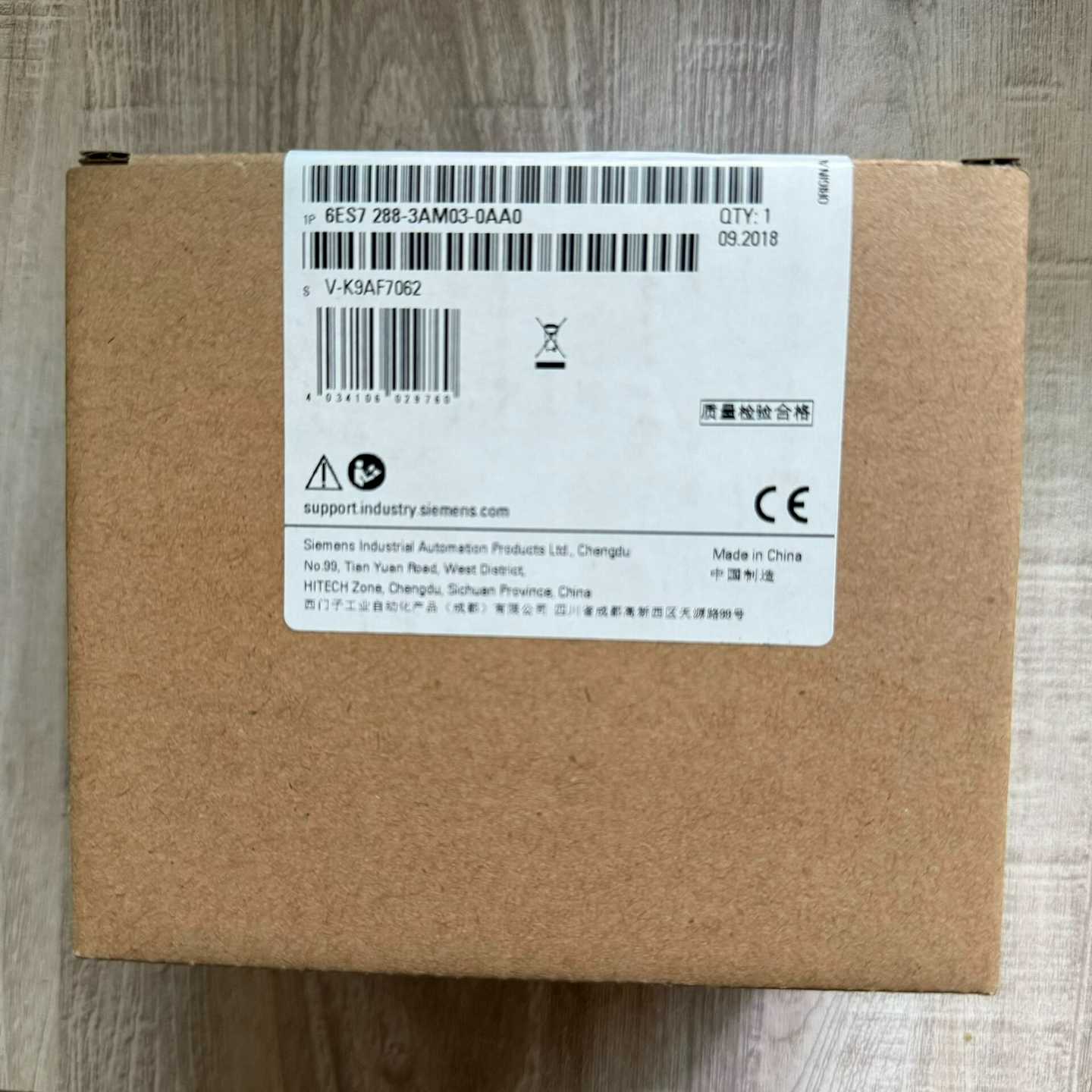 PLC模块6ES7288-3AM03-0AA0原询价