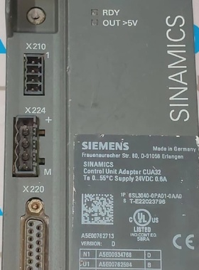 1PC Siemens 6SL30400PA010AA0 Steuergert Adapter CUA32