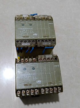 议价皮尔兹Pilz安全继电器PNOZ 24VDC PN0Z 3S 1O原装拆机实图 二