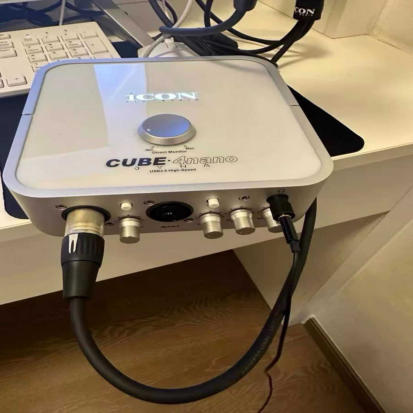 仅用俩个月艾肯4nano声卡5代iskBM800电容--议价商品