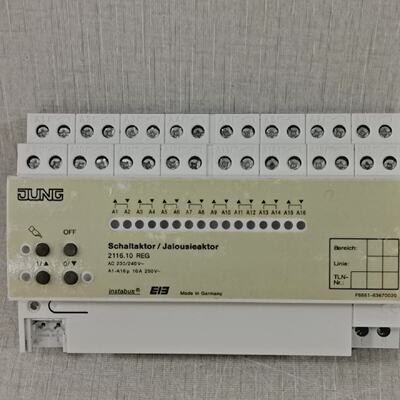 JUNG Switching actuator  shutter actuator 2116.10 REG