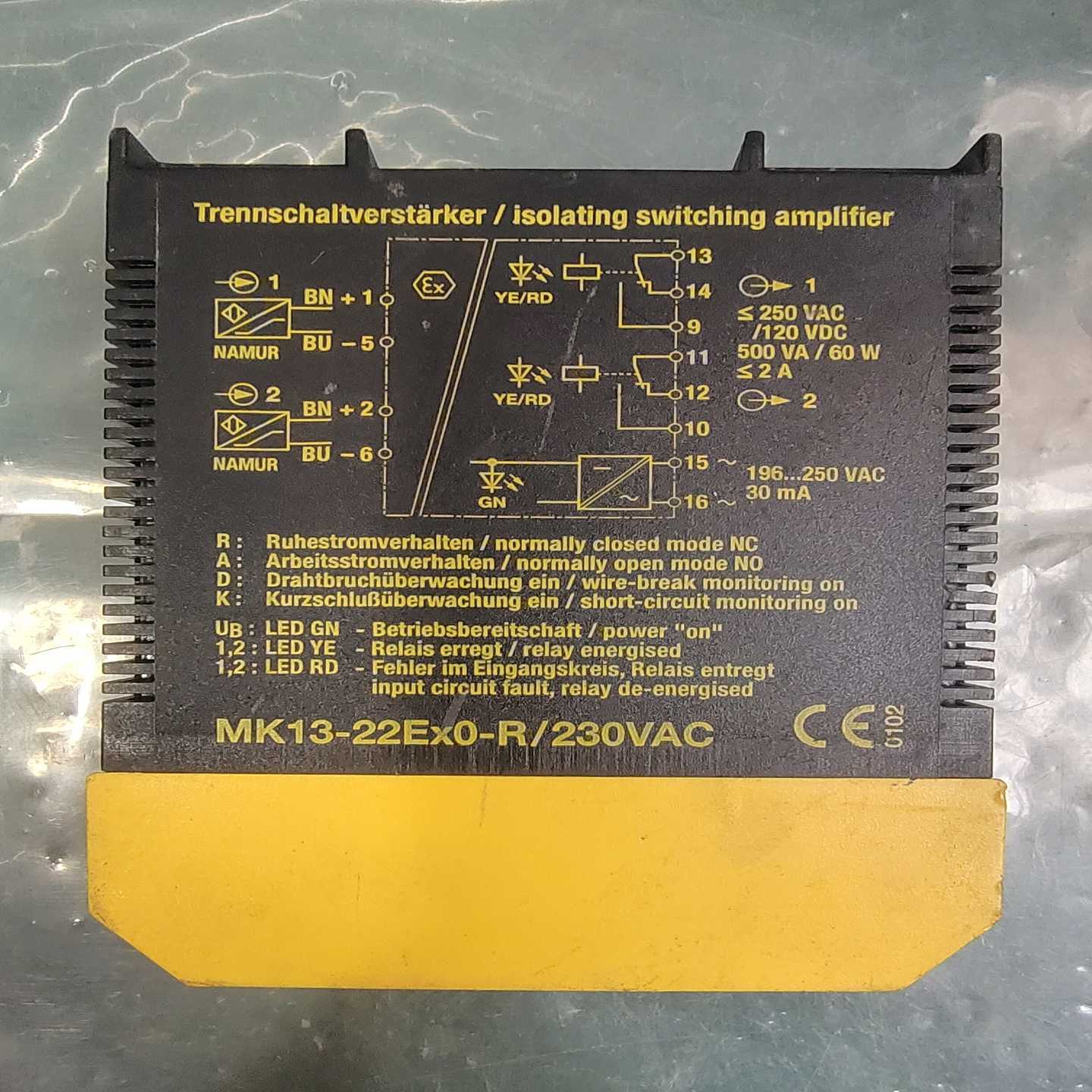 TURCK图尔克MK13-22Ex0-R/230VAC包询价