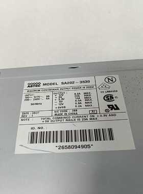 咨询-工控机电源型号SA202-3530电源200W电源