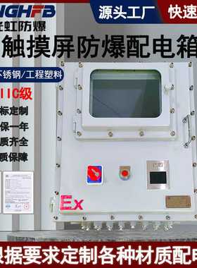 防爆触摸屏配电箱快开门7寸仪表视窗防爆智能鼠标PLC变频器控制柜