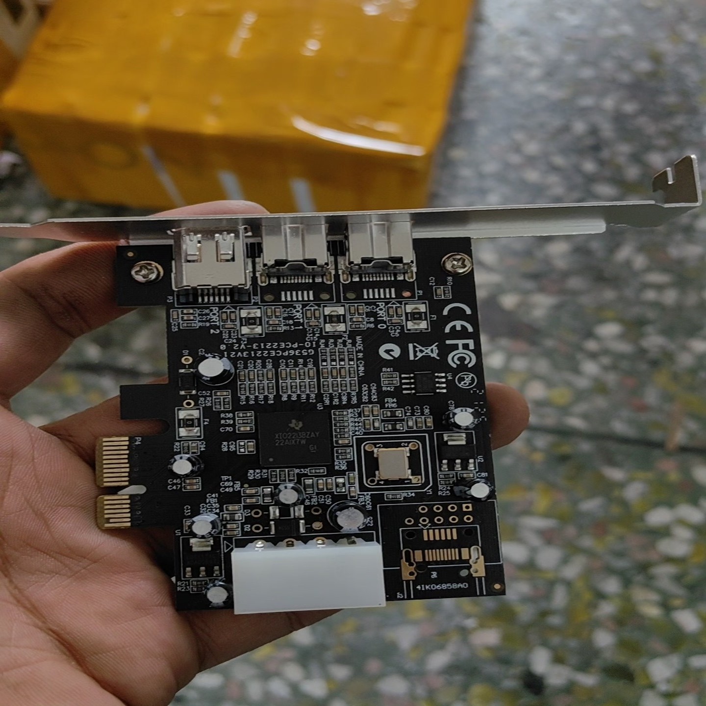 【请询价】PCI-E转1394B卡高清DV视频采集卡全新1394A
