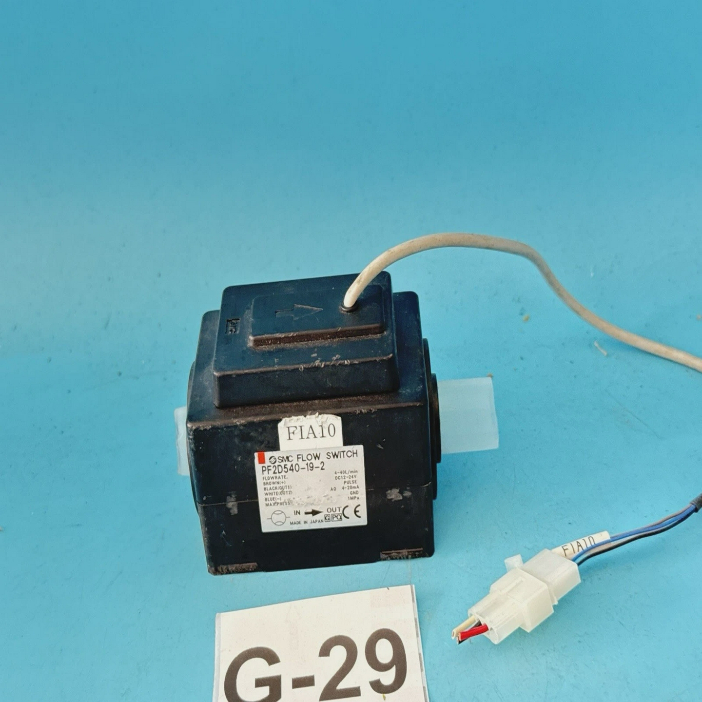 SMCPF2D540-19-2流量开关4–40升/分钟DC12–24V4–20mA脉冲