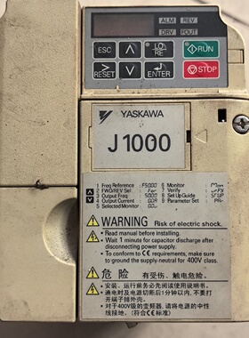 议价J1000变频器型号CIMRJB4A0005BAA议价