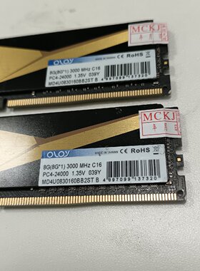 OLOY B-21Raider DDR4 3000  8G台-议价