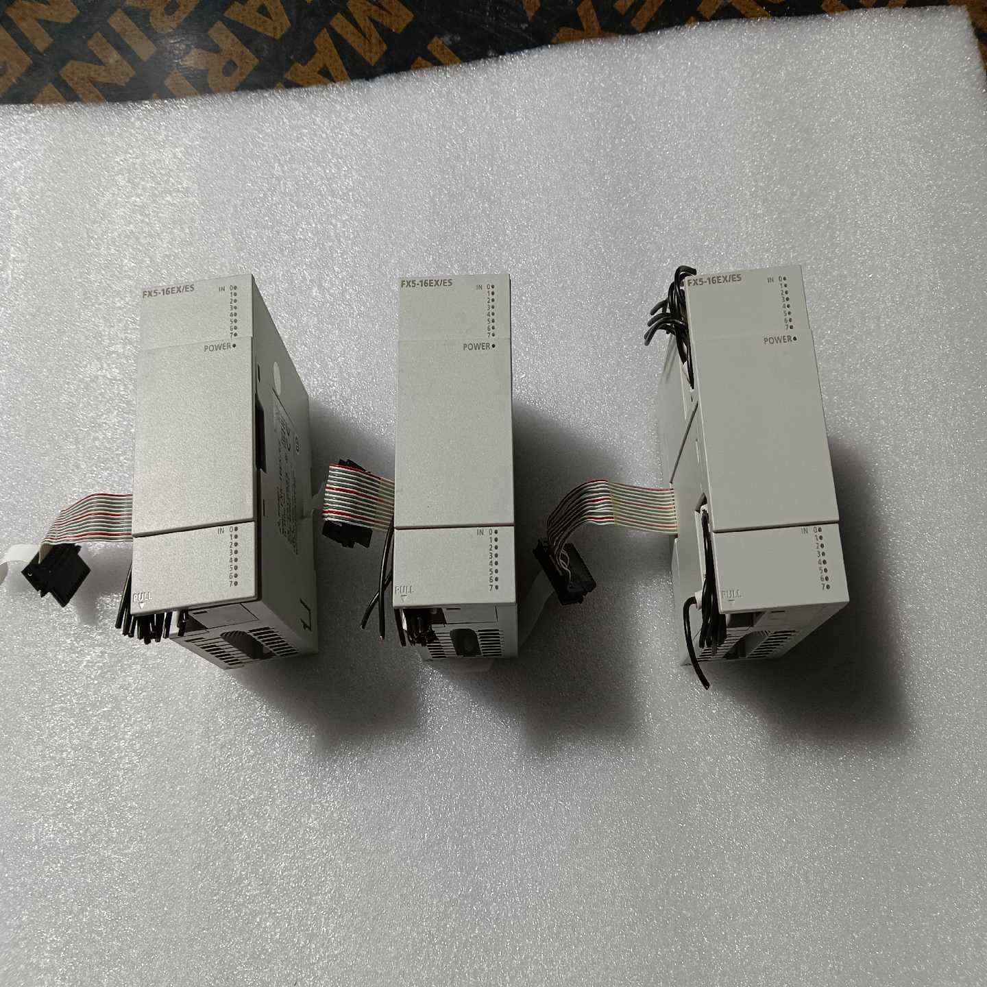 三菱拆机，Fx5-16EX/ES，实物拍摄，功能正常，有6个