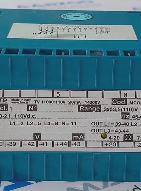 1Pc Transductor De Voltaje FRER MCORT3 RANGO 3X635 110V NUEV