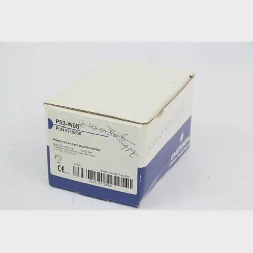 EMERSON PS3W6S PCN 0715555 Pressure limiter 2025BAR b148