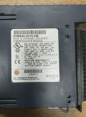 GEIC695ALG312-DBRX3i12CHANNELISOLATEDTHERMOCOUPLE**U