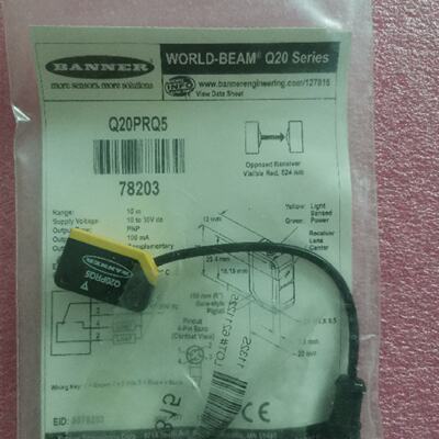 议价全新原装正品BANNER邦纳  Q20PRQ5 78203 实拍 现货