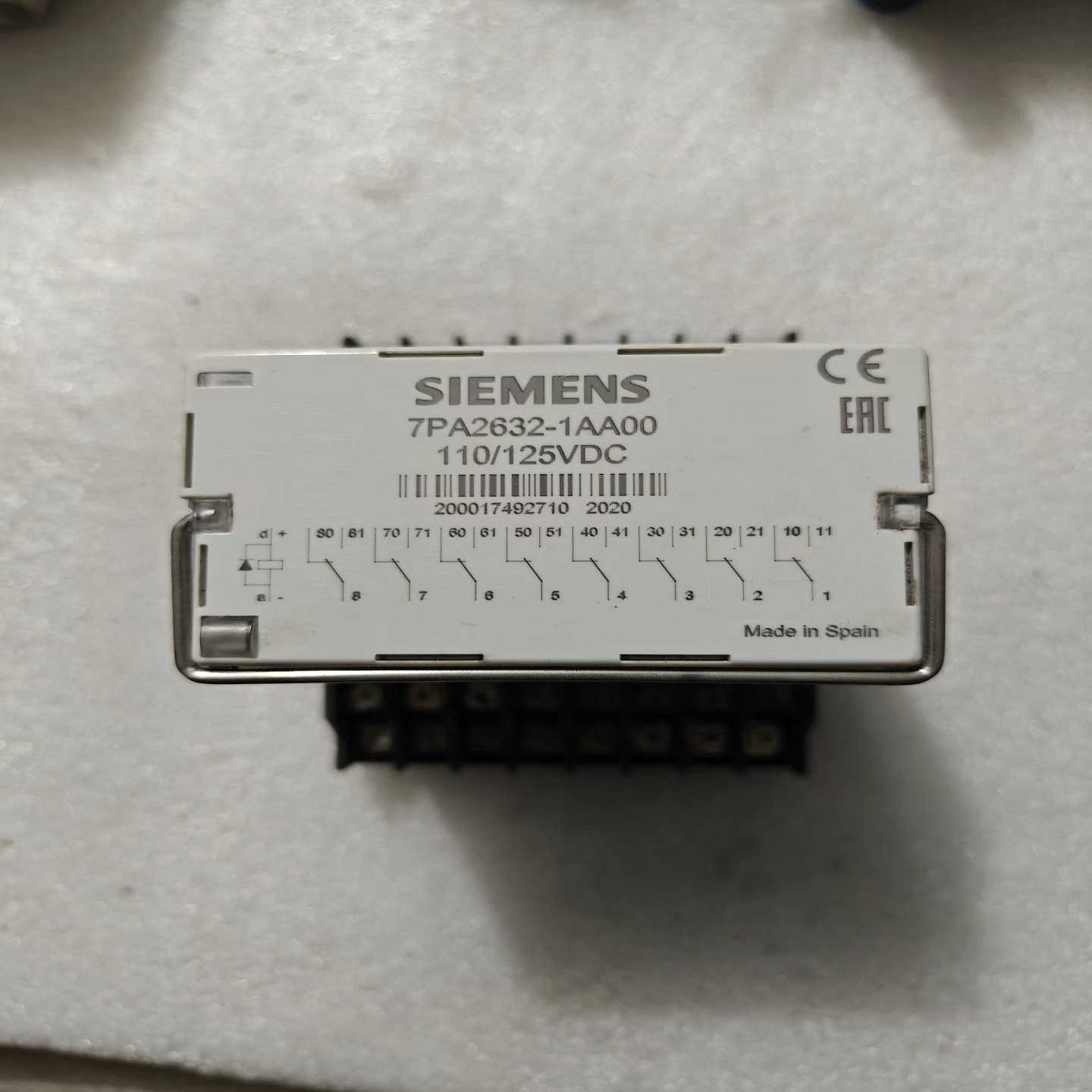 继电器7PA2632-0AA00,110/125VD询价