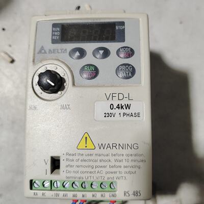 台达VFDL系列变频器型号VFD004L21A0.4k--议价商品
