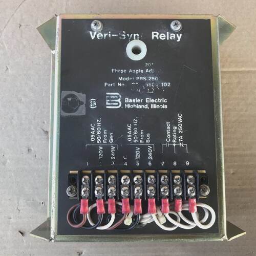 BASLER PRS250 VERI SYNC RELAY 9088800102