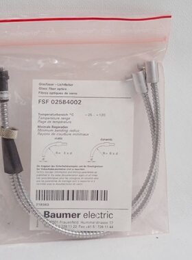 议价Baumer  Fsf025b4002 Glasfaser  Lichtleiter  Neu Ovp适用