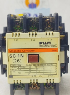 富士电气SC1N263POLE35A200220VAC磁性接触器SC1N免运费